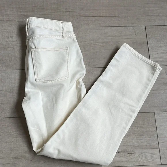 House of Harlow off- white straight leg jeans - Picture 4 of 6